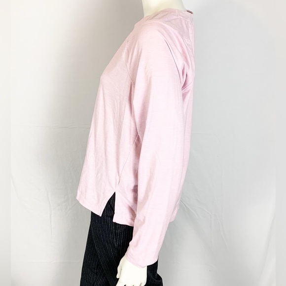 RBX Long-Sleeve Athletic Top in Light Pink, Size Medium - Picture 3 of 8